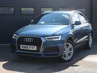 Begagnad Audi Q3 S-Line 150 HK (110 kW) 2017 Blå SUV