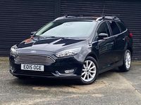 Used Ford Focus Titanium 125 HP (91 kW) 2015 Black Estate