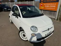 Used Fiat 500 Pop 2012 White Cabriolet