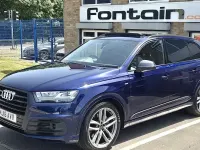 Used Audi Q7 Black Edition 272 HP (200 kW) 2018 Blue SUV