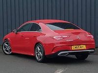 Used Mercedes CLA200 AMG line 163 HP (119 kW) 2019 Red Coupe