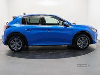 Used Peugeot e-208 Allure Premium 100 kW (136 HP) 2021 Blue Hatchback