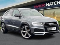 Begagnad Audi Q3 Black Edition 2018 Grå SUV