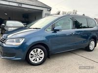 Used VW Sharan SE 150 HP (110 kW) 2016 Blue MPV