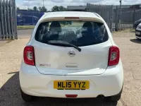 Used Nissan Micra Acenta 2015 White Hatchback