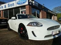 Used Jaguar XKR 510 HP (375 kW) 2010 White Cabriolet