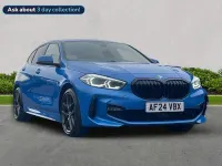 Used BMW 118 M Sport 136 HP (100 kW) 2024 Blue Hatchback