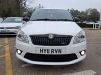 Used Skoda Fabia vRS 2011 White Hatchback