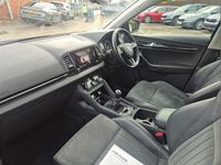 Used Skoda Karoq SE L 150 HP (110 kW) 2019 Lava blue metallic SUV