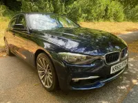 Used BMW 330e Luxury Line 252 HP (185 kW) 2016 Blue Sedan