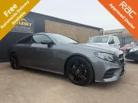 Used Mercedes E220 AMG Line Premium 194 HP (142 kW) 2018 Grey Coupe