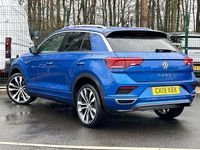 Used VW T-Roc R-line 115 HP (84 kW) 2019 Blue SUV
