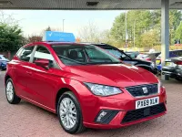 Used Seat Ibiza SE Technology 95 HP (69 kW) 2019 Red Hatchback