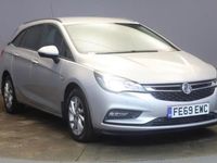 Used Vauxhall Astra Design Edition 136 HP (100 kW) 2019 Silver Estate
