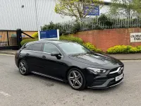 Used Mercedes CLA200 AMG line 2021 Black Estate