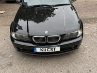 Used BMW 320 Cabriolet 2002 Black Cabriolet