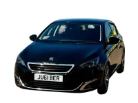 Used Peugeot 308 Allure 130 HP (95 kW) 2015 Black Hatchback