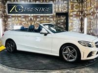 Used Mercedes C200 AMG line 198 HP (145 kW) 2019 White Cabriolet