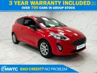 Begagnad Ford Fiesta Zetec 85 HK (62 kW) 2017 Röd Halvkombi
