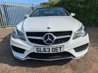 Used Mercedes E220 AMG 170 HP (125 kW) 2014 White Cabriolet