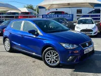 Used Seat Ibiza SE Technology 95 HP (69 kW) 2018 Blue Hatchback