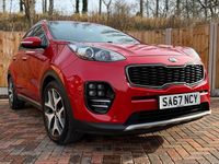 Used Kia Sportage GT-Line 114 HP (83 kW) 2017 Red SUV