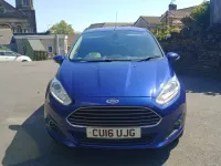 Begagnad Ford Fiesta Titanium 125 HK (91 kW) 2016 Blå Halvkombi