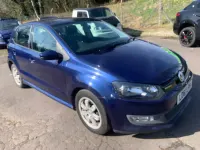 Used VW Polo 75 HP (55 kW) 2011 Blue Hatchback
