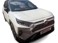 Used Toyota RAV4 Hybrid 218 HP (160 kW) 2022 White and black SUV