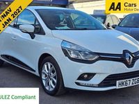 Used Renault Clio IV Dynamique 75 HP (55 kW) 2018 White Hatchback