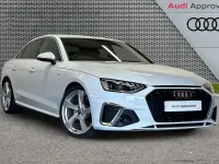 Used Audi A4 S-Line 161 HP (118 kW) 2021 White Sedan