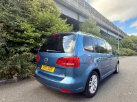Used VW Touran SE 105 HP (77 kW) 2015 Blue MPV