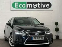 Used Lexus CT200h 136 HP (100 kW) 2011 Black Hatchback