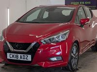 Used Nissan Micra Acenta 90 HP (66 kW) 2018 Red Hatchback