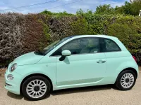 Used Fiat 500 Lounge 69 HP (50 kW) 2016 Green Hatchback
