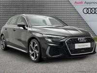 Used Audi A3 S-Line 147 HP (108 kW) 2024 Black Hatchback