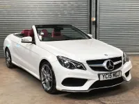 Used Mercedes E250 AMG line 204 HP (150 kW) 2015 White Cabriolet