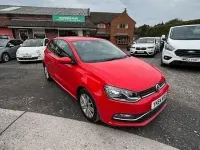 Used VW Polo SE 60 HP (44 kW) 2014 Red Hatchback