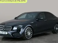 Used Mercedes E220 AMG line 194 HP (142 kW) 2020 Black Sedan
