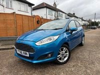 Used Ford Fiesta Zetec 2016 Blue Hatchback