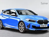Used BMW M135 Shadowline 302 HP (222 kW) 2019 Blue Hatchback