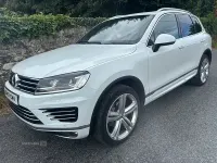 Used VW Touareg R-line Plus 262 HP (192 kW) 2017 White SUV