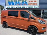Used Ford Transit Custom Sport 170 HP (125 kW) 2019 Orange Van