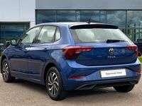 Used VW Polo Life 95 HP (69 kW) 2022 Reef blue metallic Hatchback