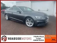 Used Audi A5 S-Line 190 HP (139 kW) 2017 Grey Coupe
