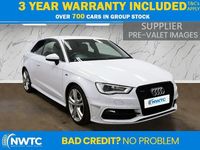 Used Audi A3 S-Line 150 HP (110 kW) 2015 White Hatchback