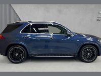 Used Mercedes GLE400 AMG Line Premium Plus 381 HP (280 kW) 2025 Metallic paint sodalite blue SUV