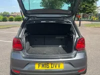 Used VW Polo Match 90 HP (66 kW) 2016 Grey Hatchback