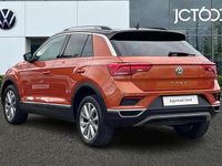 Used VW T-Roc Design 115 HP (84 kW) 2018 Orange SUV