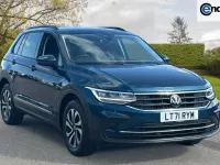 Used VW Tiguan Active 150 HP (110 kW) 2021 Blue SUV